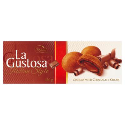 Bogutti La Gustosa Kruche ciasteczka z kremem czekoladowym 150 g