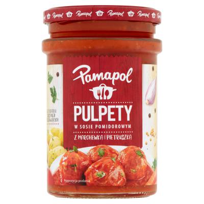 Pamapol Pulpety w sosie pomidorowym z marchewką i pietruszką 500 g
