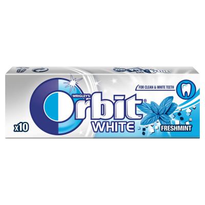 Orbit White Freshmint Guma do żucia bez cukru 14 g (10 sztuk)
