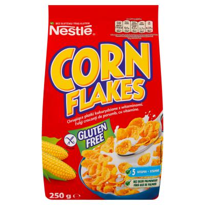 Nestlé Corn Flakes Chrupiące płatki kukurydziane 250 g