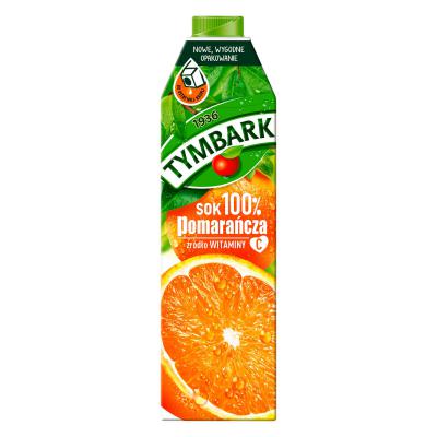 Tymbark Sok 100 % pomarańcza 1 l